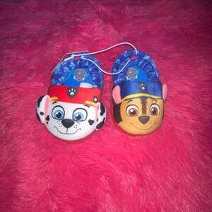 Paw Patrol Marshall And Chase Toddler Boys' Slippers Size Small 5/6 NEW‎